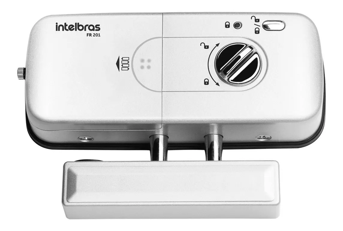 Fechadura De Sobrepor Fr201 Preto Intelbras