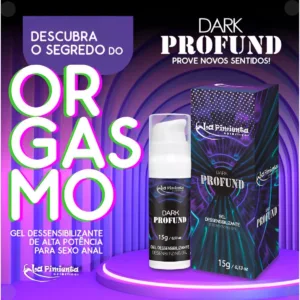 Dark Profund Gel Anestésico Potente Lubrificante Anal S/ Dor