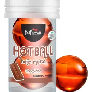 Bolinhas Explosivas Hot Ball Lubrificante Intimo Chocolate