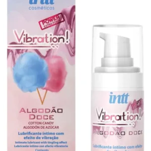 Vibration Power Algodão Doce Gel Lubrifica Massagem Intt