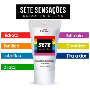 Gel Anestésico Lubrificante Anal Sete Sensações