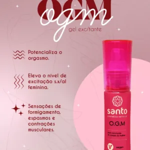 Santo OGM gel excitante feminino orgasmo intenso 40gr