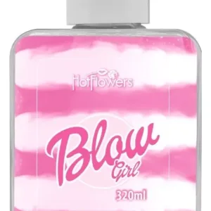 Hot Flowers Blow Girl gel aromatizante beijável para virilha