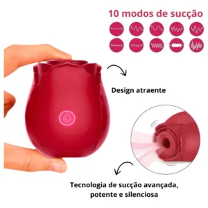 Vibrador Feminino Sugador Clitoriano Estimulador Seios Luxo