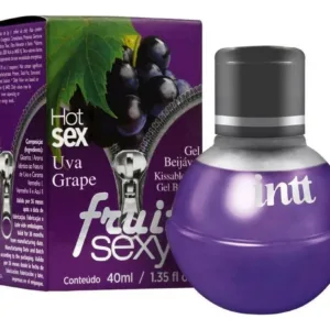 Gel Comestível Lubrificante Fruit – Uva – Intt 40ml