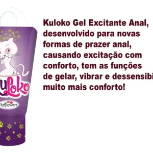 Gel Kuloko Excitante Dessensibilizante Hot Flowers 15g