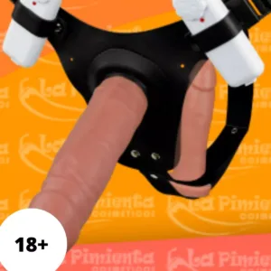 Cinta Com Duplo Pênis Vibrador P Inversão Pênis Profissional