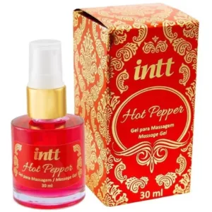 Intt Gel - Halls Viber Ou Hot Pepper Lubrificante Sabor Cereja c/ Pimenta