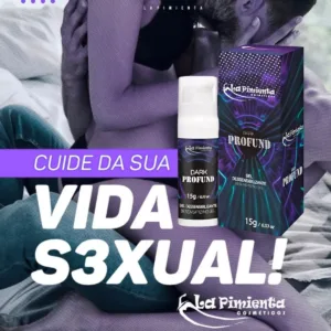 Dark Profund Gel Anestésico Potente Lubrificante Anal S/ Dor