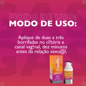 Gel Orgastic Intt sensibilizante e intensificador para mulher sabor neutro