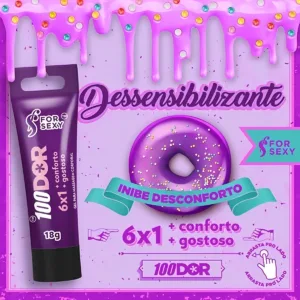 Gel Lubrificante Íntimo Ana-l Sem Dor 100 Dor 6×1 18g