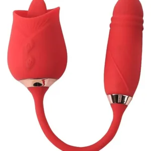 Vibrador Feminino Língua Clitoriano Estimulador Seios Rosa