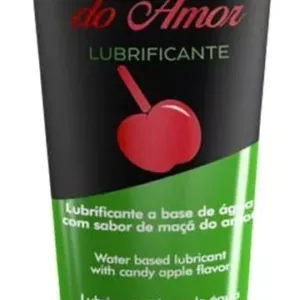 Gel Beijável Intt Novidades Kit 4 Unidades Sabores 50g Sabor Morango Hot/ice Black/maça Do Amor/algodão Doce