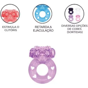 Kit Com Anel Peniano + Capa De Língua + Meia Capa Peniana