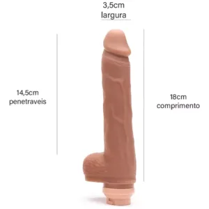 Máquina Sexo Sex Machine Pênis Vibrador Vai Vem Recarregável