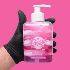 Gel Íntimo Comestivel Blow Girl Morango Com Creme Virilha